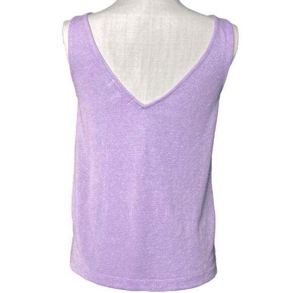 PJ Salvage V-Neck Tank Top Womens XS‎ Loungewear Casual Minimalist Cozycore Soft - Picture 3 of 10